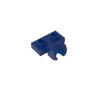 GDS-850 14704 Cardine Piastra Speciale 1x2 con Cupola Laterale Centrale da 5,9mm 10 Pezzi compatibile con Lego Mattoncini da Costruzione Colore:Bleu foncé 140