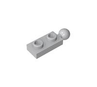 GDS-852 22890 Cardine Piastra Speciale 1x2 con Sfera di Traino d'Estremità 10 Pezzi compatibile con Lego Mattoncini da Costruzione Colore:Gris bleuté clair 194