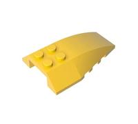 GDS-898 cuneo,curvo,6x4,triplo,10 pezzi,compatibile con Lego,43712,6123844,4568967,Parti fai da te e componenti MOC per grandi marchi,Colore: giallo 24