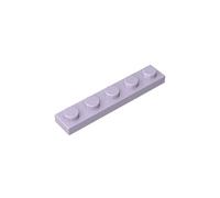 GDS-90026 Piastra di Base 1X5 50 Pezzi compatibile con Lego 78329 Componenti MOC in Grossa Quantità Classico Colore:Rose violet