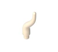 GDS-90049 Accessori Animali Corna di Toro Lunghe 50 Pezzi compatibile con Lego 13564 Componenti MOC in Grossa Quantità Classico Colore Bianco (giallastro)
