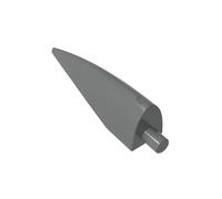 GDS-90187 Accessori Animali Punta Morbida ad Angolo Dentellato 50 Pezzi compatibile con Lego 11089 Componenti MOC in Grossa Quantità Classico Colore Gris bleuté foncé