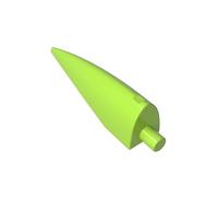 GDS-90187 Accessori Animali Punta Morbida ad Angolo Dentellato 50 Pezzi compatibile con Lego 11089 Componenti MOC in Grossa Quantità Classico Colore Citron vert