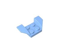GDS-90238 Paraurti di Veicolo 2x4 10 Pezzi compatibile con Lego 41854 Mattoncini da Costruzione MOC Colore Bleu clair vif