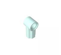 GDS-916 Technic Asse e connettore pin ad angolo, #1, 50 pezzi, compatibile con Lego 32013, parti fai da te e componenti MOC per grandi marche di mattoni, colore: Aqua 323 chiaro