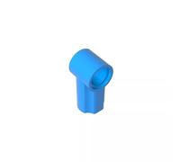 GDS-916 Technic - Connettore per asse e perno ad angolo, #1, 50 pezzi, compatibile con Lego 32013, parti fai da te e componenti MOC per mattoni grandi, colore: Blu scuro 321
