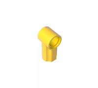 GDS-916 Technic - Connettore per asse e perno ad angolo, #1, 50 pezzi, compatibile con Lego 32013, parti fai da te e componenti MOC per mattoni grandi, colore: Giallo 24