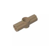 GDS-917 Technic Asse e connettore pin ad angolo, #2-180°, 50 pezzi, compatibile con Lego 32034, parti fai da te e componenti MOC per grandi marche di mattoni, colore: Marrone scuro 138