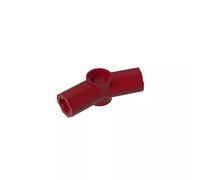 GDS-918 Technic Asse e connettore pin ad angolo, #3-157,5°, 50 pezzi, compatibile con Lego 32016, parti fai da te e componenti MOC per mattoni grandi, colore: rosso scuro 154