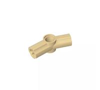 GDS-918 Technic Asse e connettore pin ad angolo, #3-157,5°, 50 pezzi, compatibile con Lego 32016, parti fai da te e componenti MOC per grandi marche di mattoni, colore: Marrone chiaro 5
