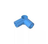 GDS-921 Technic Asse e connettore pin ad angolo, #6-90°, 50 pezzi, compatibile con Lego 32014, 4509886, 4107767, componenti MOC per marchi di mattoni grandi, colore: blu medio 102