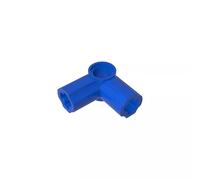 GDS-921 Technic Asse e connettore pin ad angolo, #6-90°, 50 pezzi, compatibile con Lego 32014, 4509886, 4107767, componenti MOC per grandi marche di mattoni, colore: Blu 23