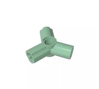 GDS-922 Technic Asse e Connettore Perno, Triplo (120°), 50 Pezzi Compatibile con Lego, 10288, 6005755, 6273221, Componenti MOC per grandi marche di mattoni, colore: Verde sabbia