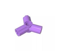 GDS-922 Technic Asse e connettore pin, triplo (120° offset ), 50 pezzi, compatibile con Lego, 10288, 6005755, 6273221, componenti MOC per grandi marche di mattoni, colore: Medium
