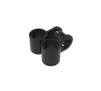 GDS-927 Technic Asse e Connettore Perni Verticale Doppio 50 Pezzi Compatibile con Lego 32291 Parti DIY e MOC Componenti per Grandi Mattoni Colore Nero 26