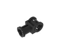 GDS-931 Technic - Connettore per asse con foro assale, 50 pezzi, compatibile con Lego 32039, 42135, 4107081, parti fai da te e componenti MOC per grandi marche di mattoni, colore: Nero 26