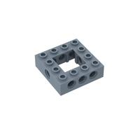 GDS-971 Technic Brick 4X4, centro aperto, 10 pezzi, compatibile con Lego 32324 4211640, parti fai da te e componenti MOC per grandi marche di mattoni, colore: blu navy 135