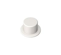 GDS-M100 Accessori Testa Cappello a Cilindro di Gentiluomo 10 Pezzi compatibile con Lego 3878 Componenti MOC in Grossa Quantità Classico Colore Blanc