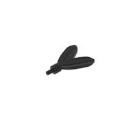 GDS-M333 Accessori Testa Accessorio di Cappello Piuma 10 Pezzi compatibile con Lego 30126 Componenti MOC in Grossa Quantità Classico Colore Noir