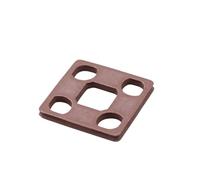 GDS207 Spina for elettrovalvola tipo C a 3 pin, 250 V CA/CC, 6 A, classificazione IP65, montaggio a vite, pressacavo PG7, nero(GSSA 300-5 Socket Gasket)