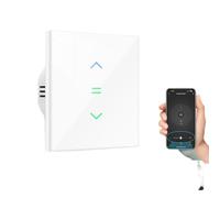 gdsDEs Tuya Smart Life di settima generazione Tapparella Touch Panel Interruttore Percentuale Timer telecomando Assistente di lavoro Alexa(4 PACK)