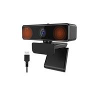 gdsDEs Webcam V11 1080P con microfono, messa a fuoco automatica, telecamera USB Full HD for PC, computer Mac, laptop, streaming live, podcast