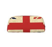 GDSHJKLW Astuccio in pelle con bandiera del Regno Unito, grande capacità, borsa per il trucco con cerniera, per donne e uomini, borsa da toilette da viaggio, borsa per cosmetici impermeabile