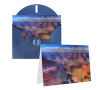 GDSHJKLW Beauty Grand Canyon, biglietto di auguri bianco con buste, 10,2 x 15,2 cm, biglietti di ringraziamento, biglietti per tutte le occasioni, per Natale, vacanze, compleanno, laurea, anniversari