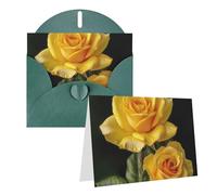 GDSHJKLW Biglietto di auguri bianco con buste, 10,2 x 15,2 cm, biglietti di ringraziamento, biglietti per tutte le occasioni, verde scuro, per Natale, vacanze, compleanno, laurea, anniversari