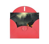 GDSHJKLW Biglietto di auguri horror di Halloween, vuoto, con buste, 10,2 x 15,2 cm, biglietti di ringraziamento, biglietti per tutte le occasioni, per Natale, vacanze, compleanno, laurea, anniversari