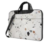 GDSHJKLW Borsa a tracolla per computer portatile da 13 pollici per uomo e donna, borsa a tracolla impermeabile con maniglia per laptop, colore bianco terrazzo