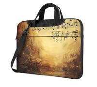 GDSHJKLW Borsa a tracolla per computer portatile da 13 pollici, unisex, impermeabile, borsa messenger per spartiti musicali, borsa per laptop con maniglia
