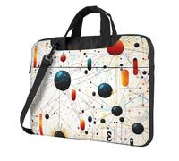 GDSHJKLW Borsa a tracolla per computer portatile da 14 pollici, unisex, impermeabile, con stampa fisica, con maniglia