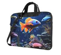 GDSHJKLW Borsa a tracolla per computer portatile da 35,5 cm, per uomo e donna, impermeabile, con tracolla e manico