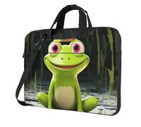 GDSHJKLW Borsa a tracolla per computer portatile da 35,5 cm, unisex, impermeabile, con tracolla e manico