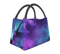GDSHJKLW Borsa termica per il pranzo, per donne e uomini, grande, a prova di perdite, riutilizzabile, con cielo stellato, per lavoro, picnic, viaggi