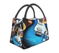GDSHJKLW Borsa termica per il pranzo per donne e uomini, grande contenitore per il pranzo a prova di perdite, riutilizzabile, borsa termica per il pranzo, borsa termica per chitarra elettrica, per