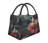 GDSHJKLW Borsa termica per il pranzo per donne e uomini, grande contenitore per il pranzo a prova di perdite, riutilizzabile, borsa termica per il pranzo, una notte di miracoli e cibo magico per