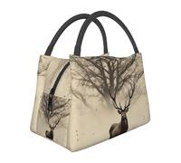 GDSHJKLW Borsa termica per il pranzo, per donne e uomini, grande scatola portapranzo a prova di perdite, riutilizzabile, borsa termica per il pranzo, borsa termica per il pranzo con immagine astratta