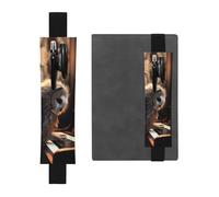 GDSHJKLW Gufo Suona Pianoforte Elastico Portapenne Portapenne Staccabile in Pelle PU Astuccio Portapenne Portapenne Astuccio Forniture per Ufficio Regalo Per Diari Copertina Rigida Notebook Agende