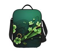 GDSHJKLW Happy St Patrick'S Day - Borsa termica per il pranzo, riutilizzabile, a prova di perdite, con tracolla regolabile, per ufficio, lavoro, viaggi, picnic, campeggio