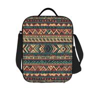 GDSHJKLW Native American1, borsa termica per il pranzo, riutilizzabile, a prova di perdite, con tracolla regolabile, per ufficio, lavoro, viaggi, picnic, campeggio