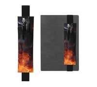 GDSHJKLW Porta penne con fascia elastica in pelle sintetica in poliuretano rimovibile, portapenne per riviste, matite, forniture per ufficio, regalo per riviste, quaderni, agende, agende