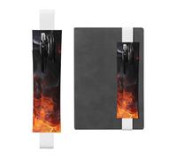 GDSHJKLW Porta penne con fascia elastica in pelle sintetica in poliuretano rimovibile, portapenne per riviste, matite, forniture per ufficio, regalo per riviste, quaderni, agende, agende