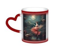 GDSHJKLW Tazza da caffè in ceramica da 325 ml, tazza da caffè che cambia colore, personalizzabile, tazza da tè con una notte di miracoli e magia, regalo divertente per uomini e donne