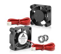 GDSTIME 2 ventole da 30 mm, 24 V, 3010, doppio cuscinetto a sfera, 30 x 30 x 10, mini ventola, 24 Volt, 100 cm, cavo 12000 giri/min, alta velocità