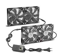 GDSTIME 4 x 120 mm Ventilatore 220 V 2 x 240 mm Ventilatore con cuscinetto a sfera regolabile