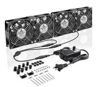 GDSTIME 4x120mm 480mm alta CFM ventilatori del computer con spina CA
