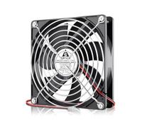 GDSTIME Ventilatore 120 mm 24 V Ventilatore PC 120 mm 2 pin 24 V Fan 120 x 120 x 25 2000 giri/min per computer