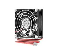 GDSTIME Ventola 24 V 80 mm Ventilatore della cassa 80 x 80 x 25 Fan 24 V 80 mm 2 pin per computer